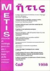 Metis. Ricerche di sociologia, psicologia e antropologia della comunicazione: 5