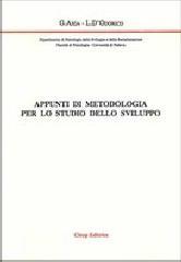 Appunti di metodologia per lo studio dello sviluppo