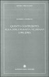 Quinto contributo alla bibliografia vichiana (1991-1995)
