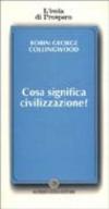 Cosa significa civilizzazione?
