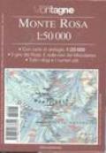 Monte Rosa. Con carta 1:50.000