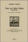 Note su Carlo Cafiero e altri scritti