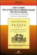 Fonti a stampa per la storia delle campagne pugliesi fra XVIII e XX secolo