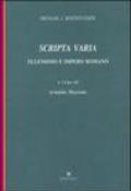 Scripta varia. Ellenismo e impero romano