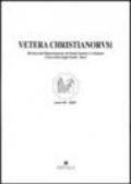 Vetera christianorum. Rivista del Dipartimento di studi classici e cristiani dell'Università degli studi di Bari (2003). 1.