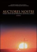 Auctores nostri. Studi e testi di letteratura cristiana antica (2012): 10