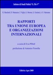 Rapporti tra Unione Europea e organizzazioni internazionali