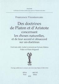 Des doctrines de Platon et d'Aristote concernant les choses naturelles, et de leur accord et désaccord sur ces doctrines