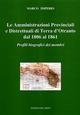 Le amministrazioni provinciali e distrettuali di Terra d'Otranto dal 1806 al 1861. Profili biografici dei membri