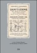 Ordinazioni e regolamenti della Deputazione del Regno di Sicilia. Raccolti e pubblicati per ordine della Sacra Real Maestà di Ferdinando III (rist. anast. 1782)