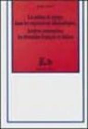 La notion du temps dans les expressions idiomatiques. Analyse contrastive: les domaines français et italien