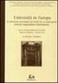 Università in Europa. Le istituzioni universitarie dal Medio Evo ai nostri giorni. Strutture, organizzazione e funzionamento