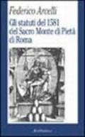Gli statuti del 1581 del Sacro monte di pietà di Roma