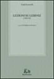 Lezioni su Leibniz (1953-54)