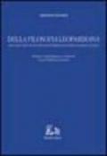 Della filosofia leopardiana. Dialogo fra un filosofo giobertiano ed un razionalista