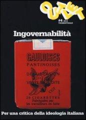 Outlet. 4.Ingovernabilità. Per una critica della ideologia italiana