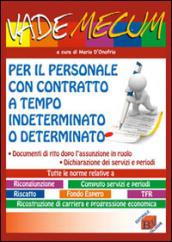 Vademecum per il personale con contratto a tempo indeterminato o determinato