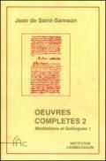 Oeuvres complètes: 2\1