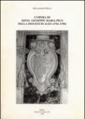 L'opera di mons. Giuseppe Maria Pilo nella diocesi di Ales (1761-1786). Un vescovo carmelitano del XVIII secolo