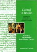 Carmel in Britain. Studies on the Early History of the Carmelite Order: 3