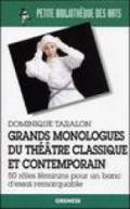 Grands monologues du théatre classique et contemporain