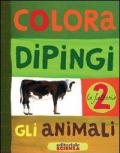 Colora e dipingi gli animali. La fattoria