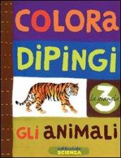 Colora e dipingi gli animali. La giungla. Ediz. illustrata