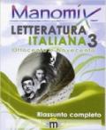 Manomix di letteratura italiana. 3.