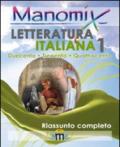 Manomix di letteratura italiana. Riassunto completo. 1.