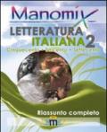 Manomix di letteratura italiana. Riassunto completo. 2.