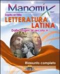 Manomix. Letteratura latina. Riassunto completo