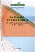 La famiglia un bene prezioso al centro dei cambiamenti e del welfare. Atti del convegno (15 marzo 2007). Con CD-ROM