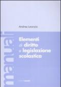 Elementi di diritto e legislazione scolastica