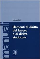 Elementi di diritto del lavoro e sindacale