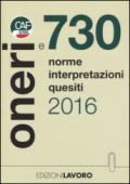 Oneri e 730. Norme interpretazioni quesiti