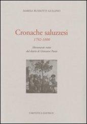 Cronache saluzzesi 1792-1800. Liberamente tratte dal diario di Giovanni Poletti