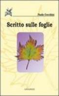 Scritto sulle foglie