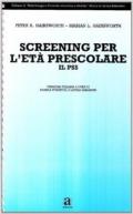 Screening per l'età prescolare. Il PSS