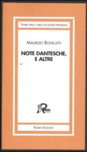 Note dantesche, e altre