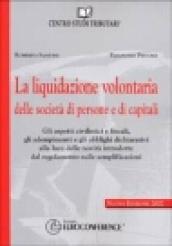 La liquidazione volontaria delle società di persone e di capitali