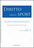 Diritto dello sport (2008) vol.3