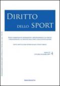 Diritto dello sport (2009): 4