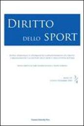 Diritto dello sport (2010) vol. 3-4