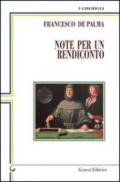 Note per un rendiconto