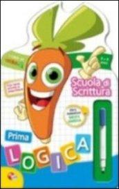 Scuola scrittura. Sagomato, prima logica, spazio e tempo. Impara a scrivere con Carotina! Con gadget