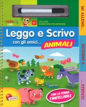 Leggo e scrivo con gli amici... animali. Ediz. a colori. Ediz. a spirale. Con gadget