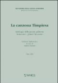 La canzona timpiesa. Antologia della poesia gallurese. Settecento primo ottocento