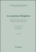 La canzona timpiesa. Antologia della poesia gallurese. Settecento primo ottocento