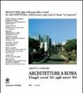 Architetture a Roma. Dagli anni '50 agli anni '80