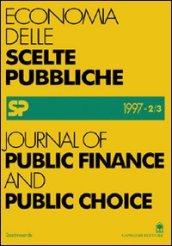 Journal of public finance and public choice. Economia delle scelte pubbliche (1997) (2-3)